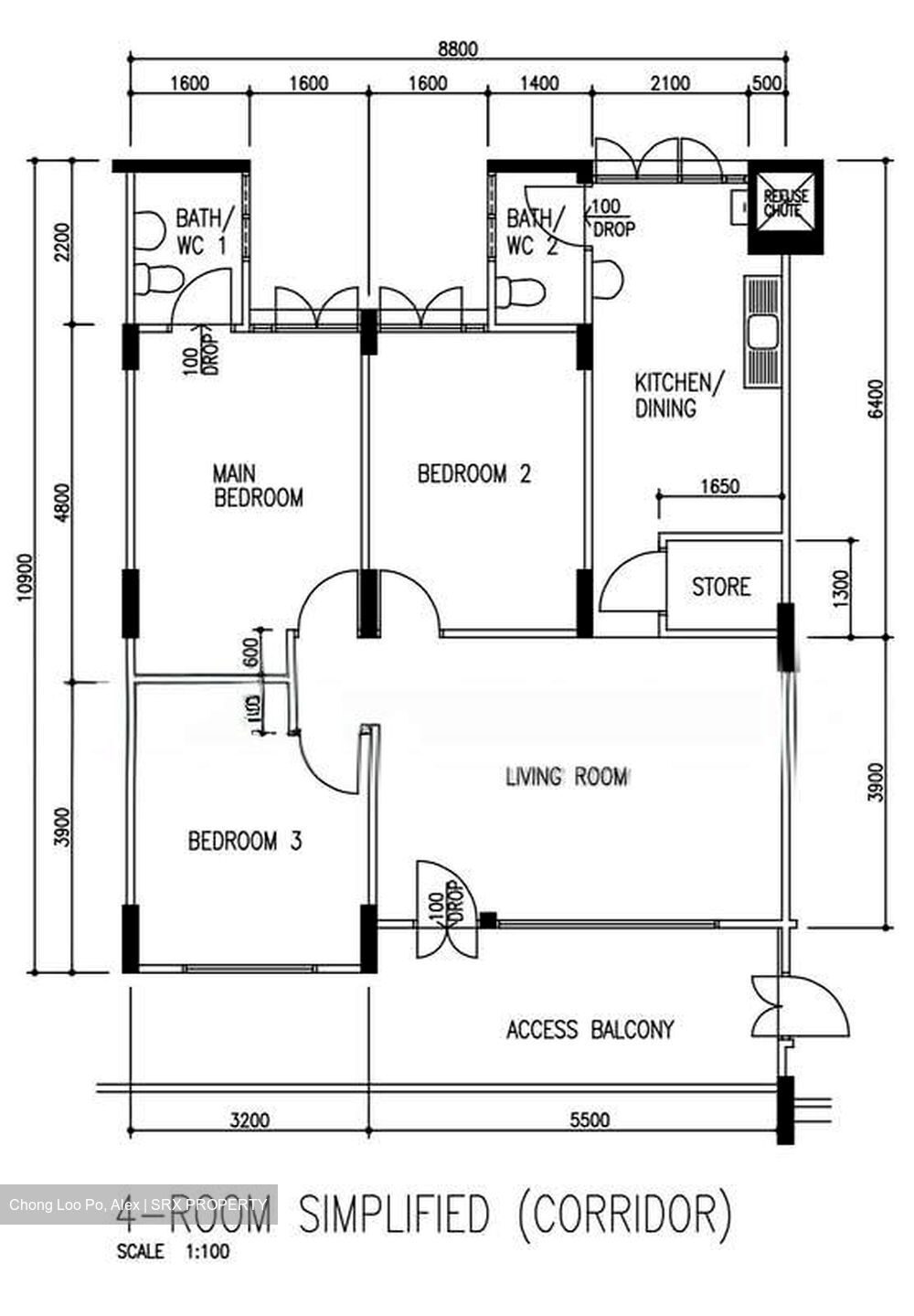 Blk 841 Tampines Palmwalk (Tampines), HDB 4 Rooms #551237161